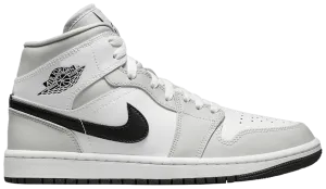 Air Jordan 1 Mid 'Light Smoke Grey / Fog' (W)