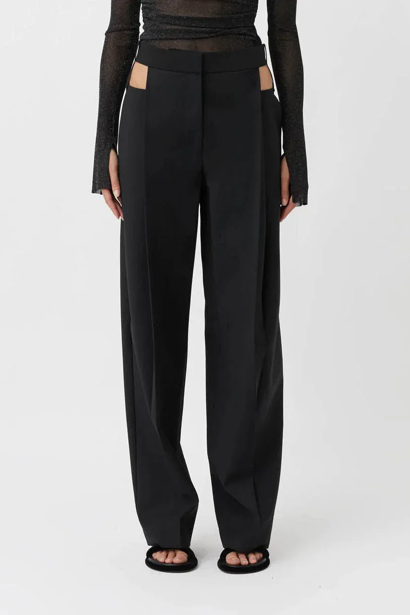 Alma Tailored Pant Black