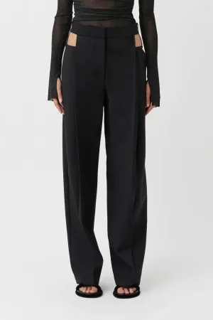 Alma Tailored Pant Black