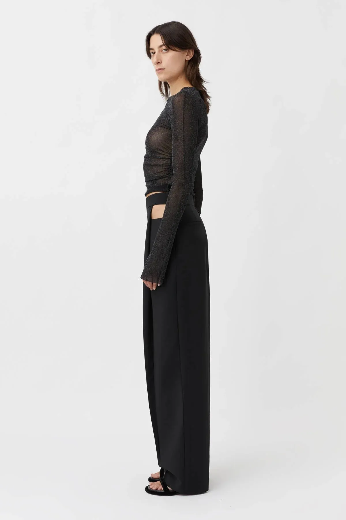 Alma Tailored Pant Black