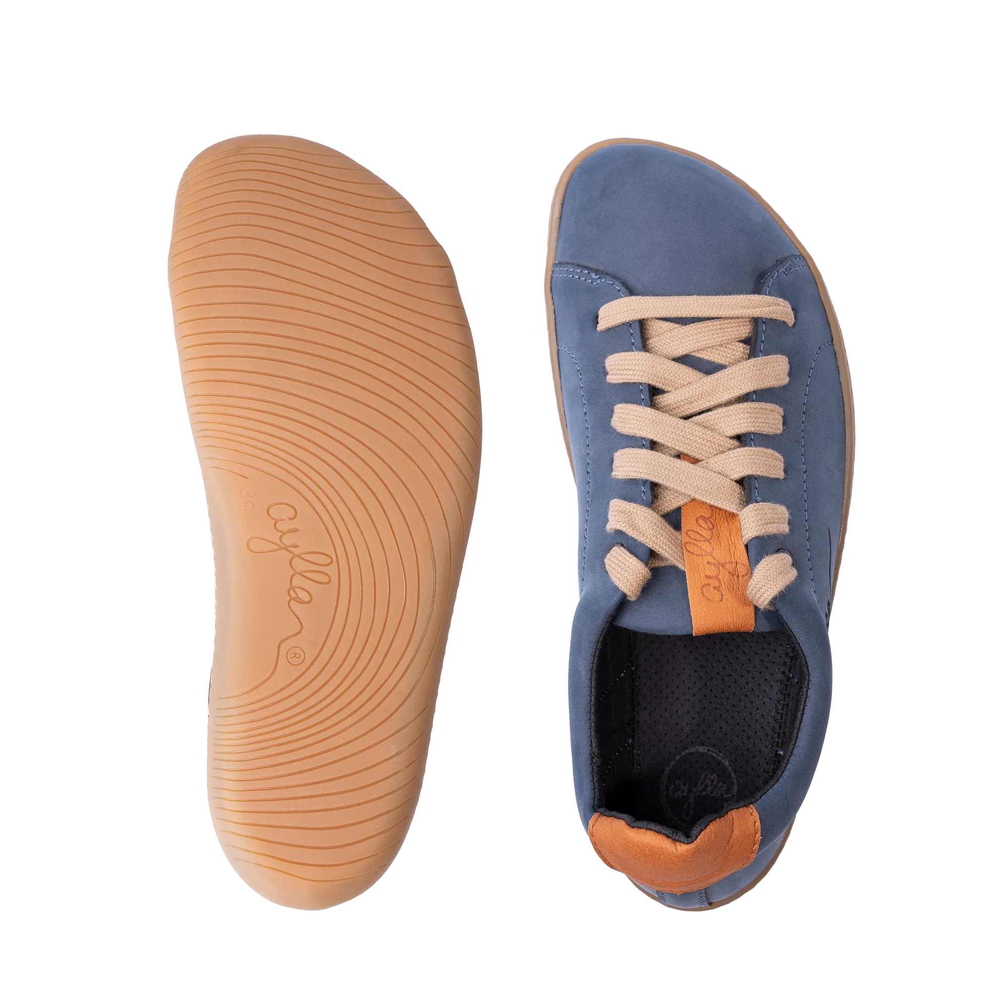 AYLLA BAREFOOT SNEAKER KECK VEGAN MENS - BLUE 🌱