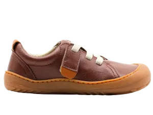 AYLLA BAREFOOT VEGAN SNEAKER KECK KIDS - BROWN 🌱