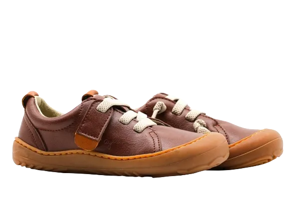 AYLLA BAREFOOT VEGAN SNEAKER KECK KIDS - BROWN 🌱
