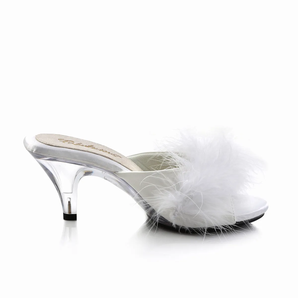BELLE-301F Fabulicious 3" Belle White Sexy Shoes (High Heels)