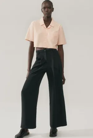 CDC Pleated Pants Black