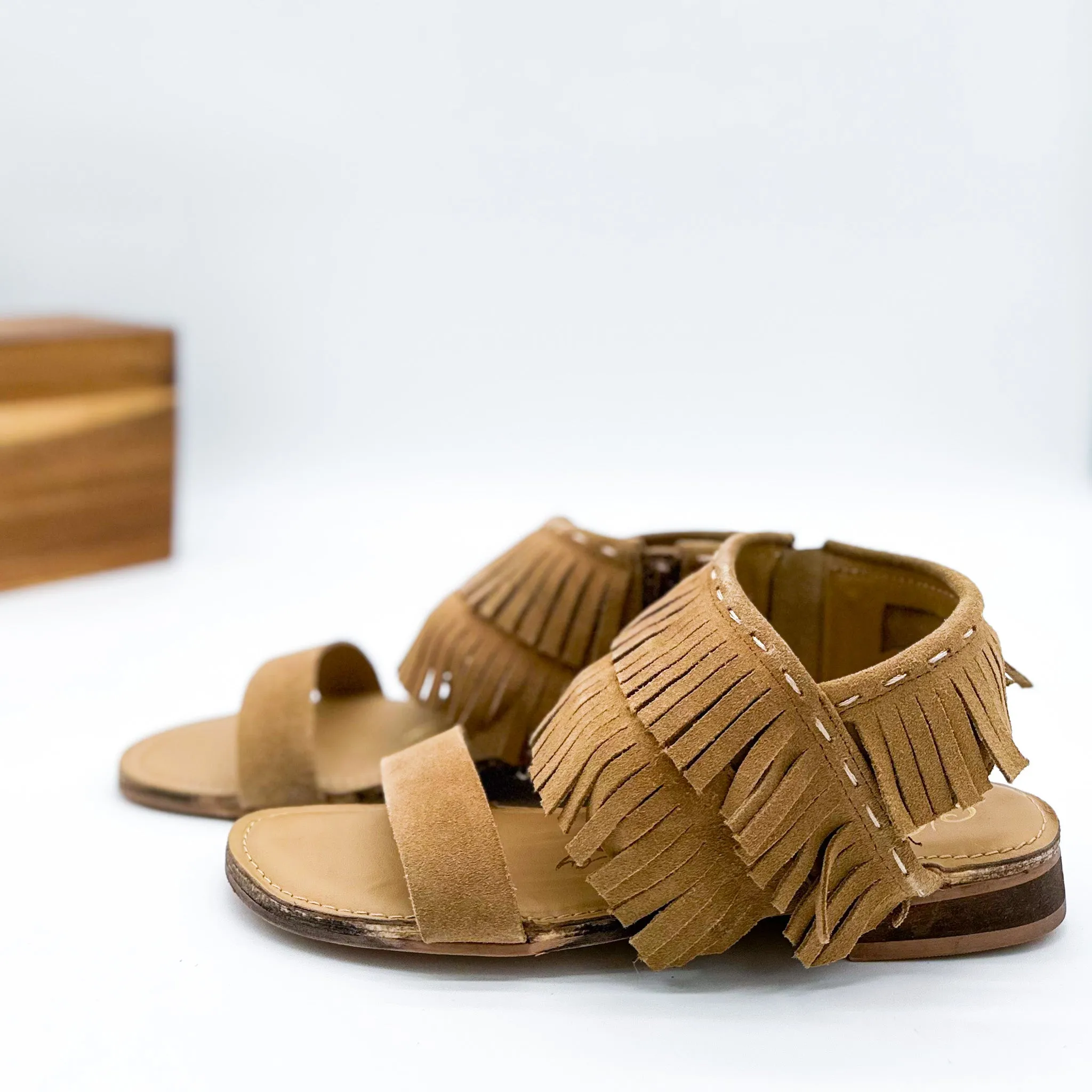 Fringe Star Sandal in Tan (Online Exclusive)