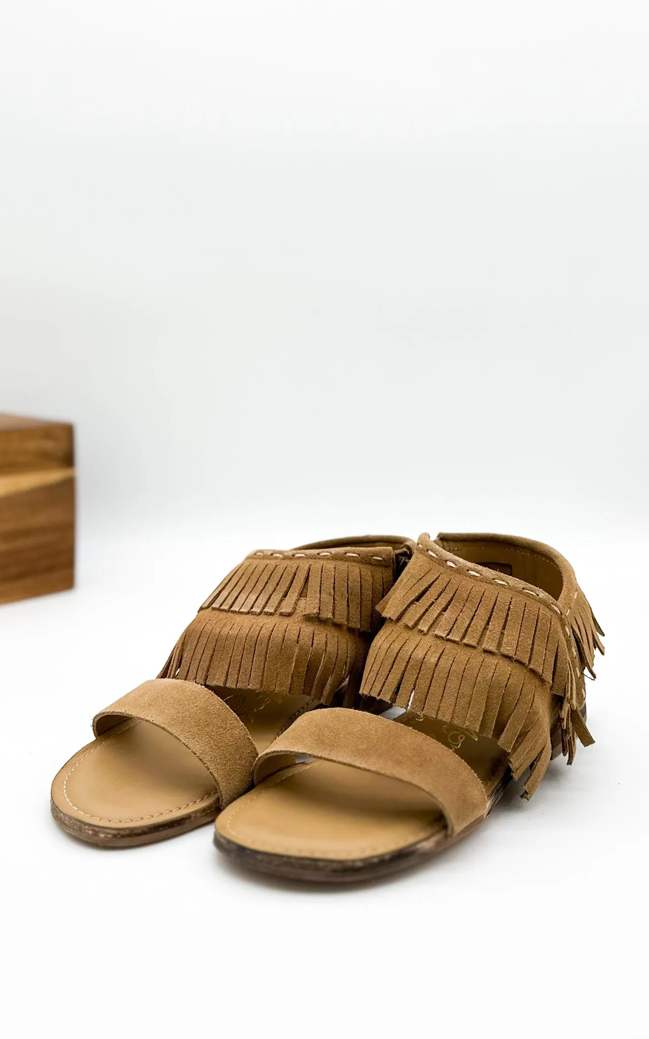 Fringe Star Sandal in Tan (Online Exclusive)