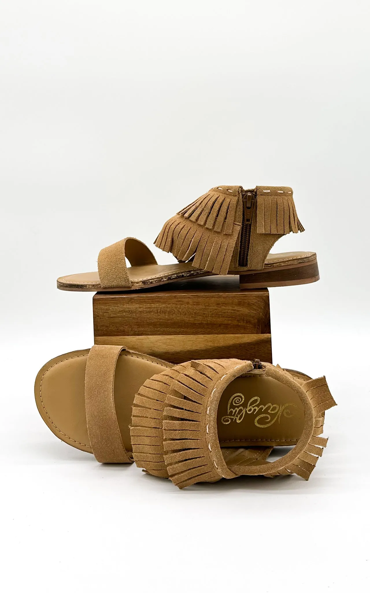 Fringe Star Sandal in Tan (Online Exclusive)