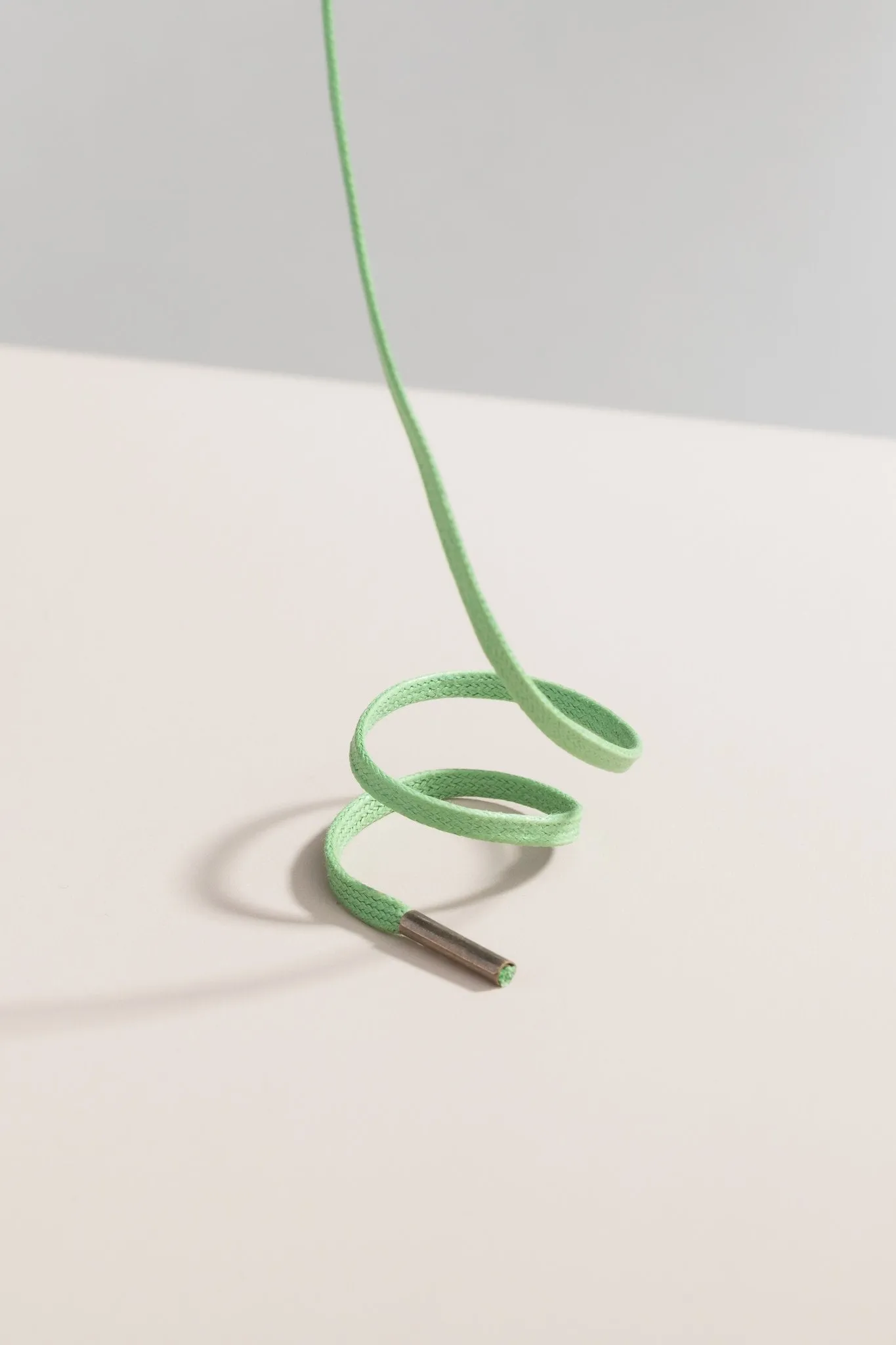 Grass Green | Flat Waxed Shoelaces