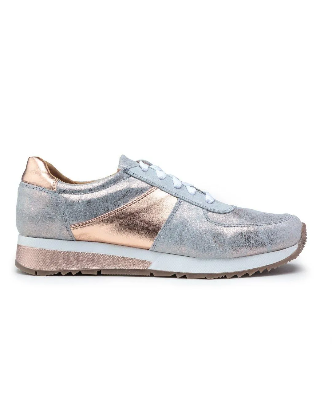 Holly Sneakers in Rose Gold | Cofi Leathers