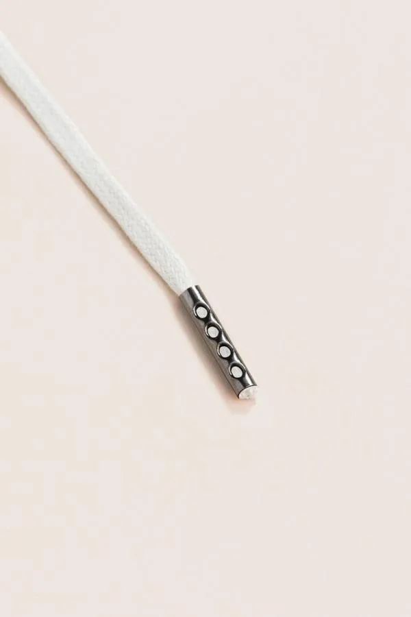 Light Grey | Flat Waxed Shoelaces
