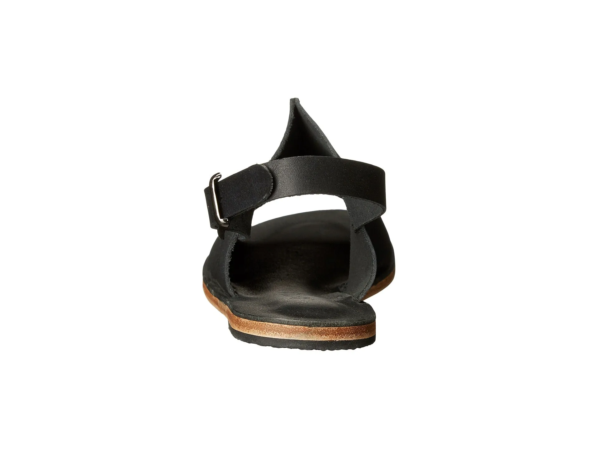 Montana Blvd - Back Strap Leather Mule | Black