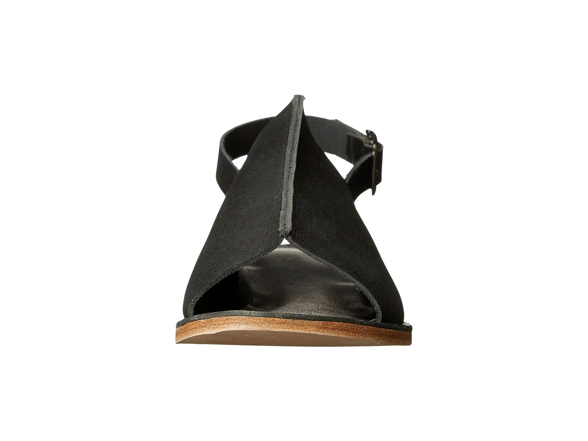 Montana Blvd - Back Strap Leather Mule | Black
