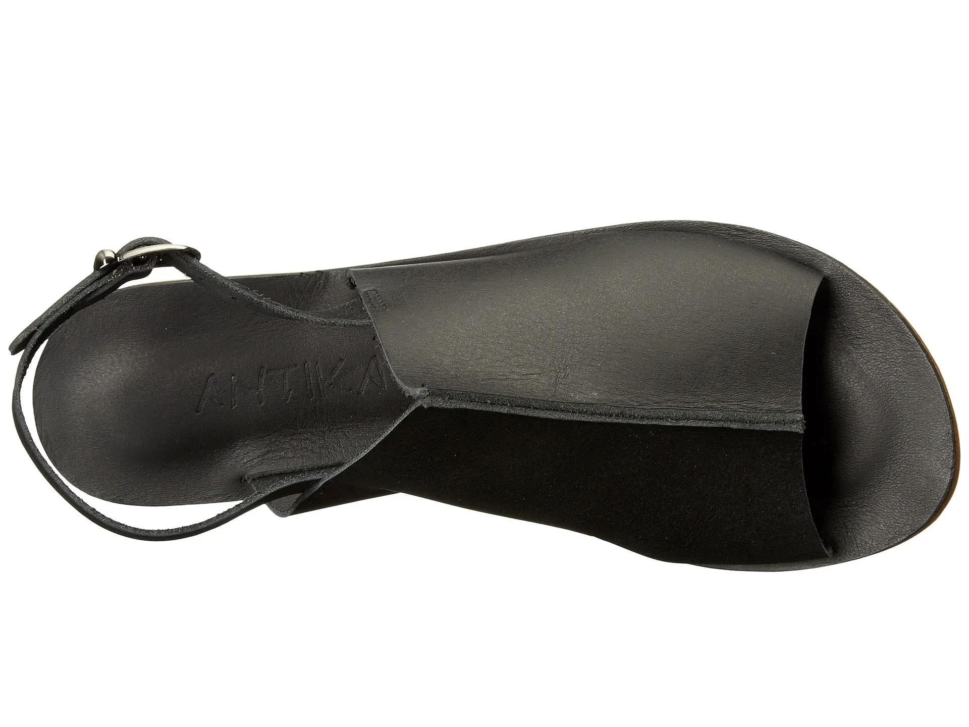 Montana Blvd - Back Strap Leather Mule | Black