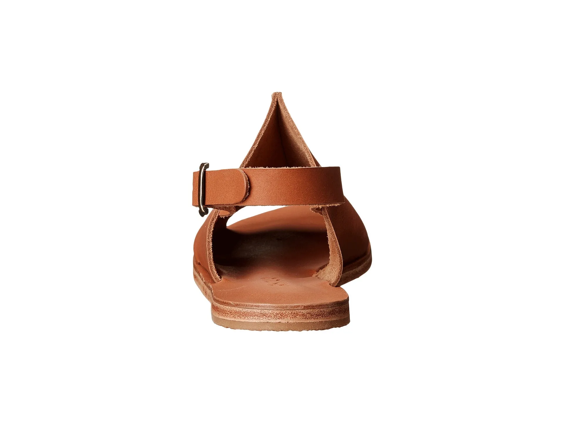 Montana Blvd - Back Strap Leather Mule | Tan