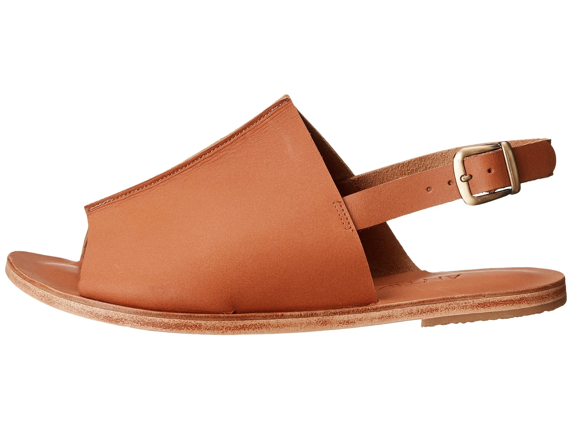 Montana Blvd - Back Strap Leather Mule | Tan