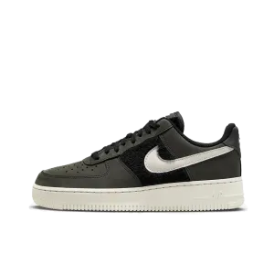 Nike Air Force 1 Faux Fur Black Light Bone (W)