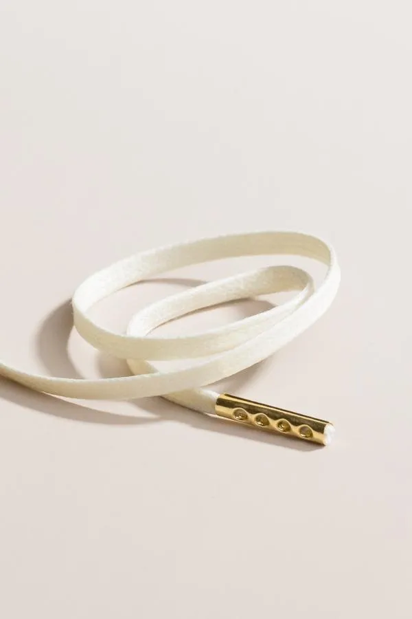 Off White | Flat Waxed Shoelaces
