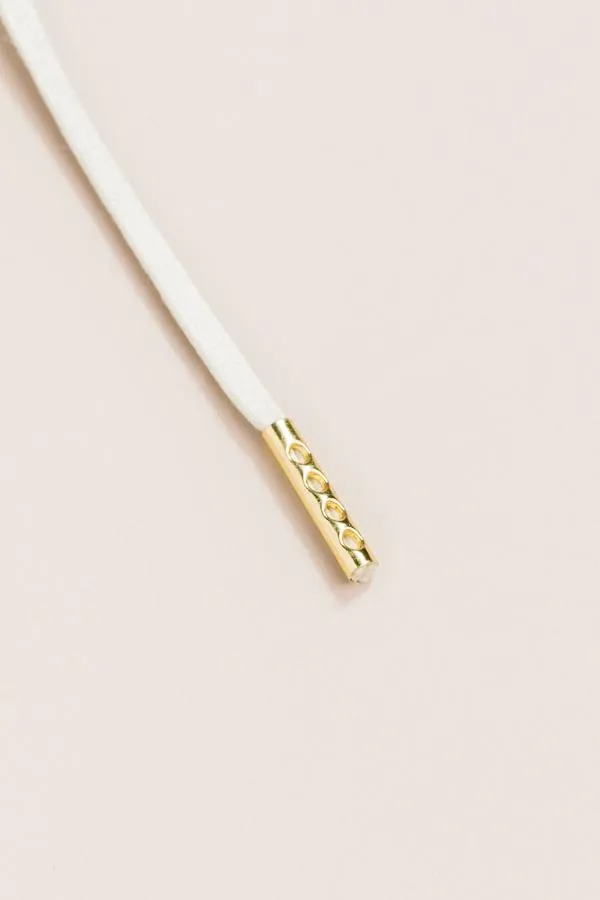 Off White | Flat Waxed Shoelaces