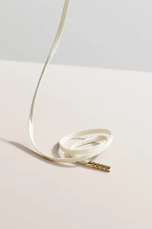 Off White | Flat Waxed Shoelaces