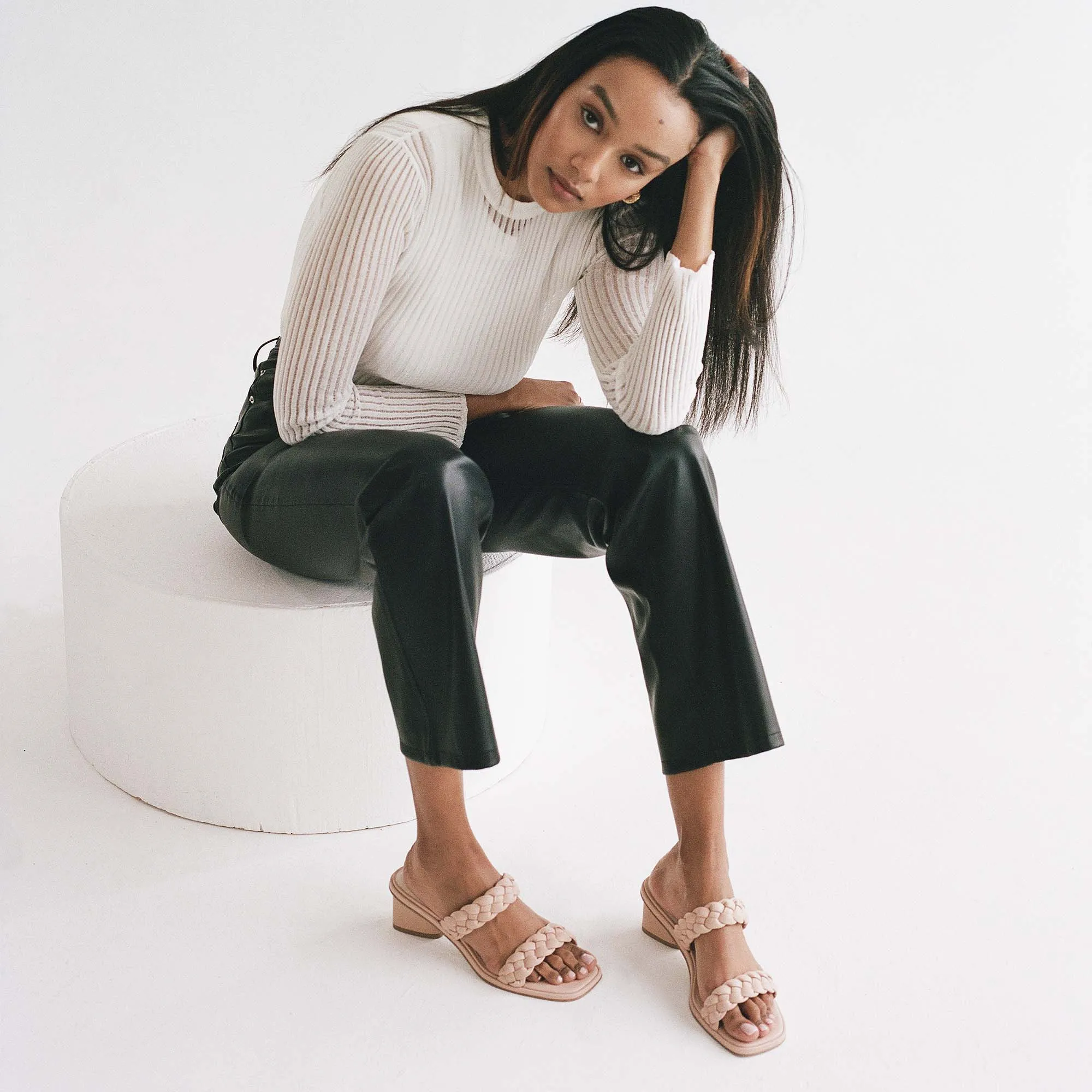 RONIN SANDALS CREAM STELLA