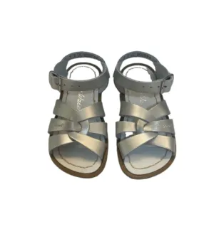Saltwater silver sandals