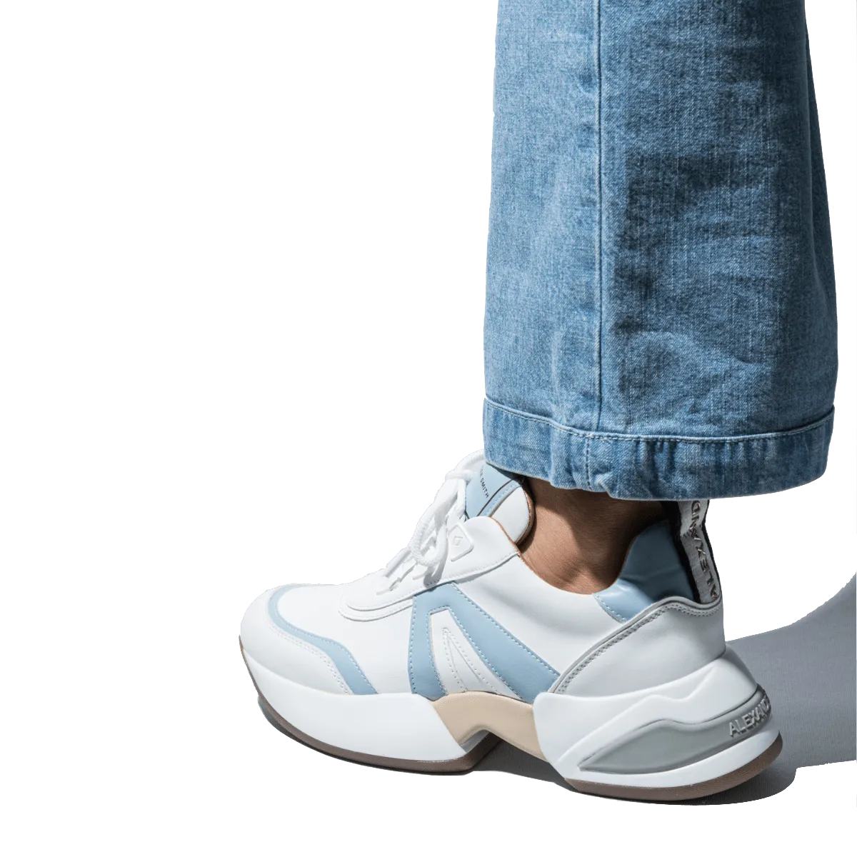 Sneaker Alexander Smith Marble White Light Avio