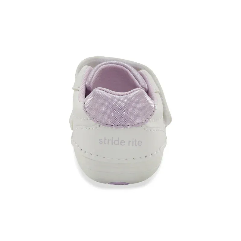 Stride Rite White Multi Waverly Soft Motion Baby Sneaker