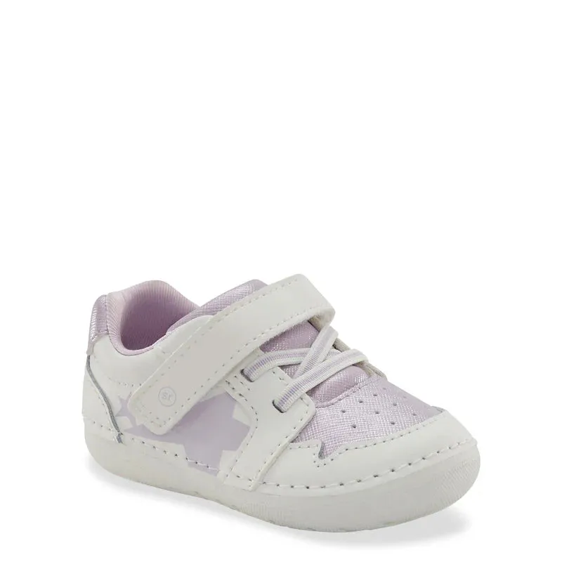 Stride Rite White Multi Waverly Soft Motion Baby Sneaker