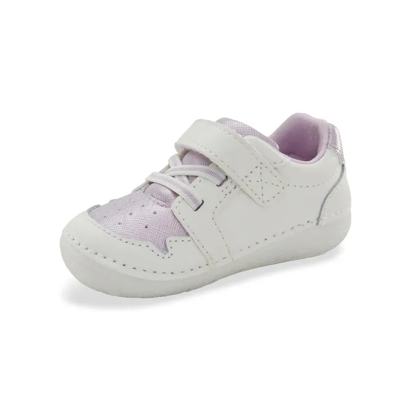 Stride Rite White Multi Waverly Soft Motion Baby Sneaker