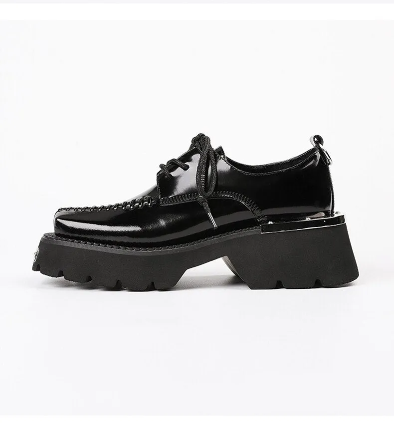 Women Retro Concise Mary Janes Platform British Style Shoes